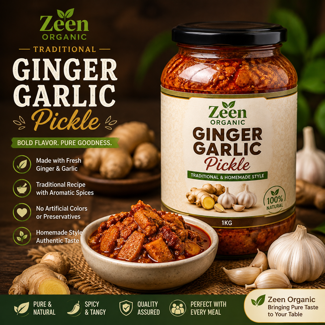 ginger garlic pickle